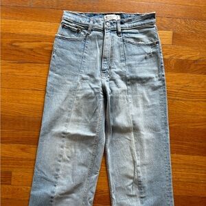 Abercrombie & Fitch Wide Leg Jeans, Size 26, Crop